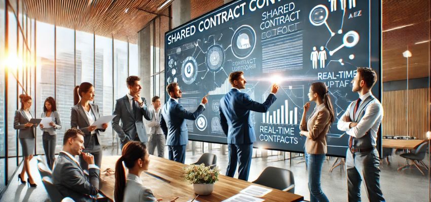 Utilizar una herramienta de contrato de trabajo en equipo garantiza que todo el mundo sepa lo que está pasando, lo que reduce la confusión.