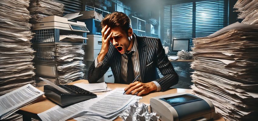 El hombre no tiene descanso después de cometer errores en la gestión del contrato.