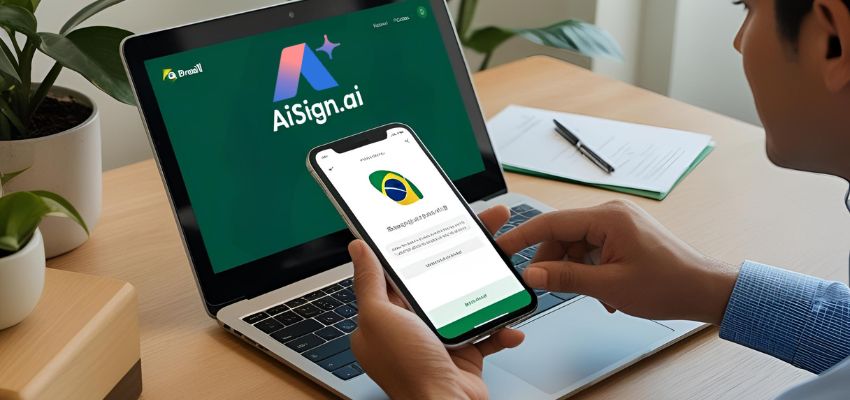 AiSign als eines der besten Tools für elektronische Signaturen in Brasilien